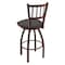 Holland Bar Stool Co 25" Swivel Counter Stool, Bronze Finish, Canter Storm Seat 81025BZ004 - alternate 4